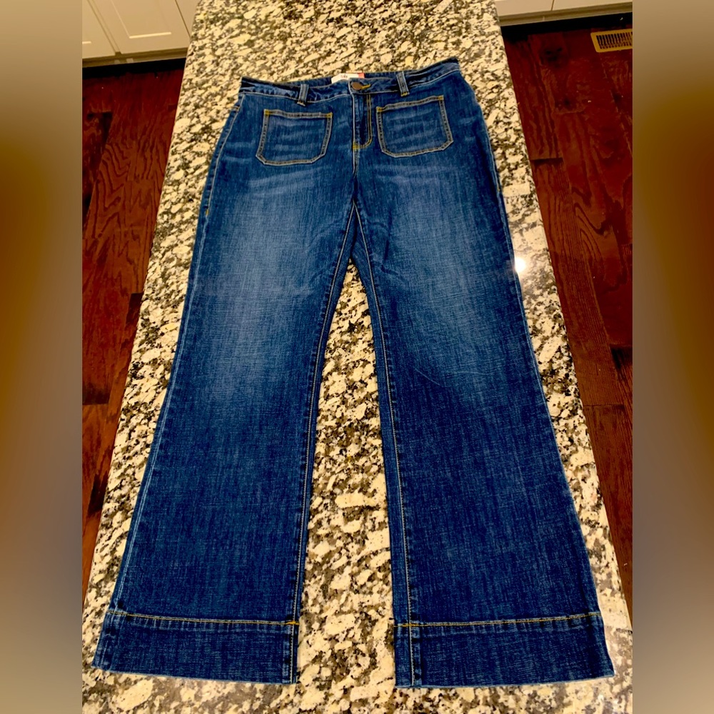Cabi high waist, bootcut jeans, size 12, worn maybe 5 times.